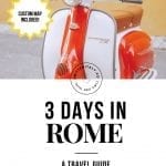 3 Days in Rome with Kids Travel Guide.