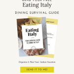 Beginners Italian Dining Survival Guide