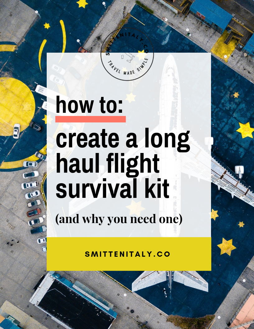 How to create a long haul flight survival kit