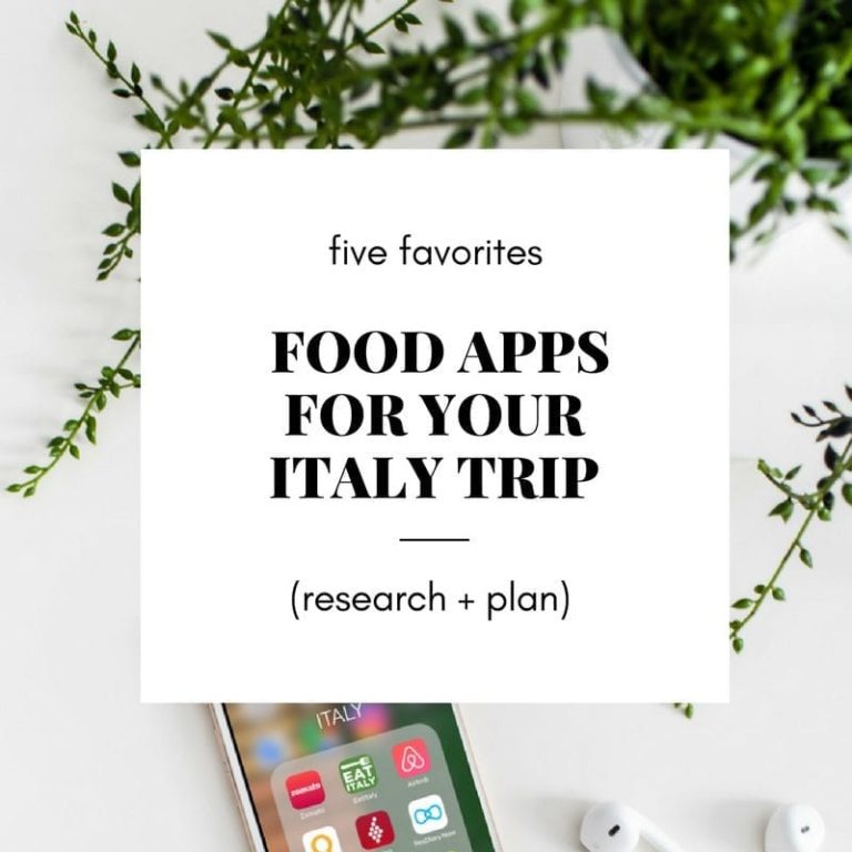 5 Favorite Food Apps for Italy Travel