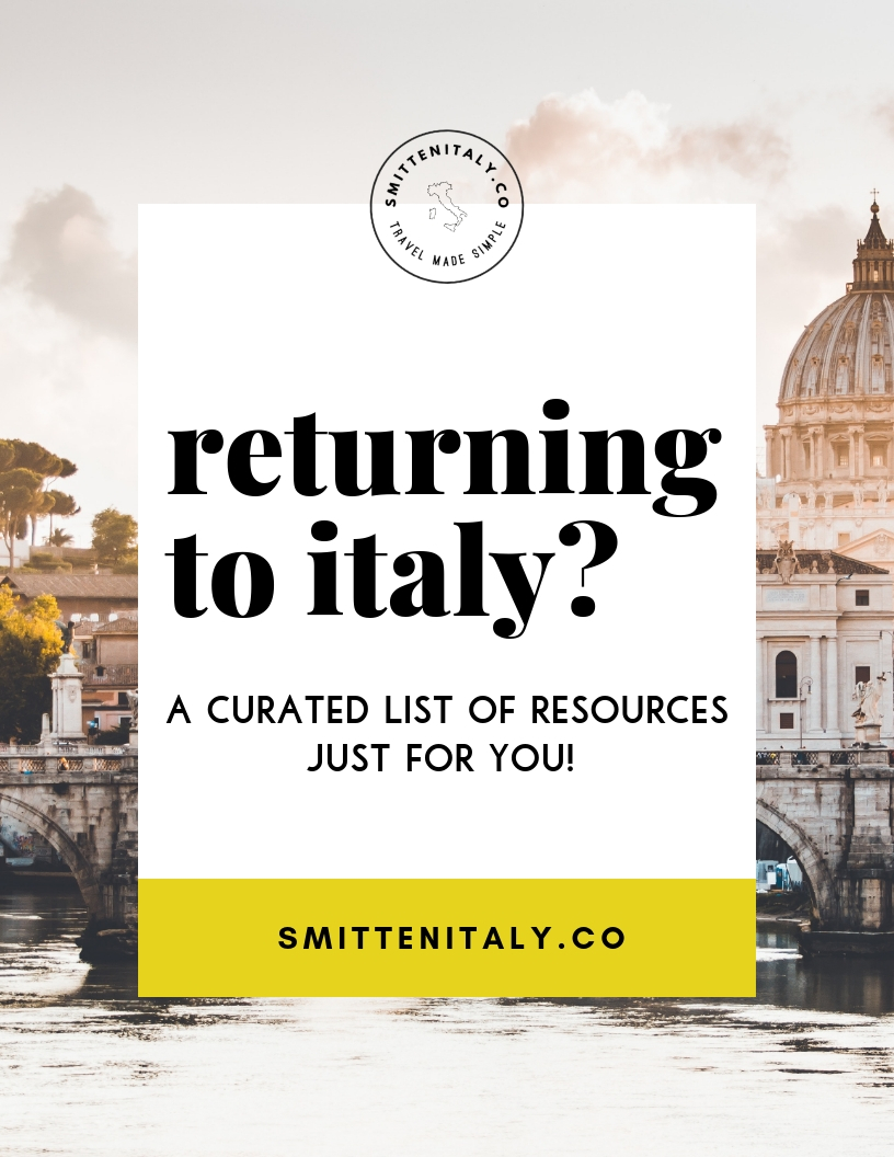 Diving Deeper: Italy Resources for Return Travelers 1