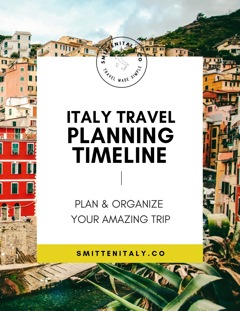 Italy travel planning timeline