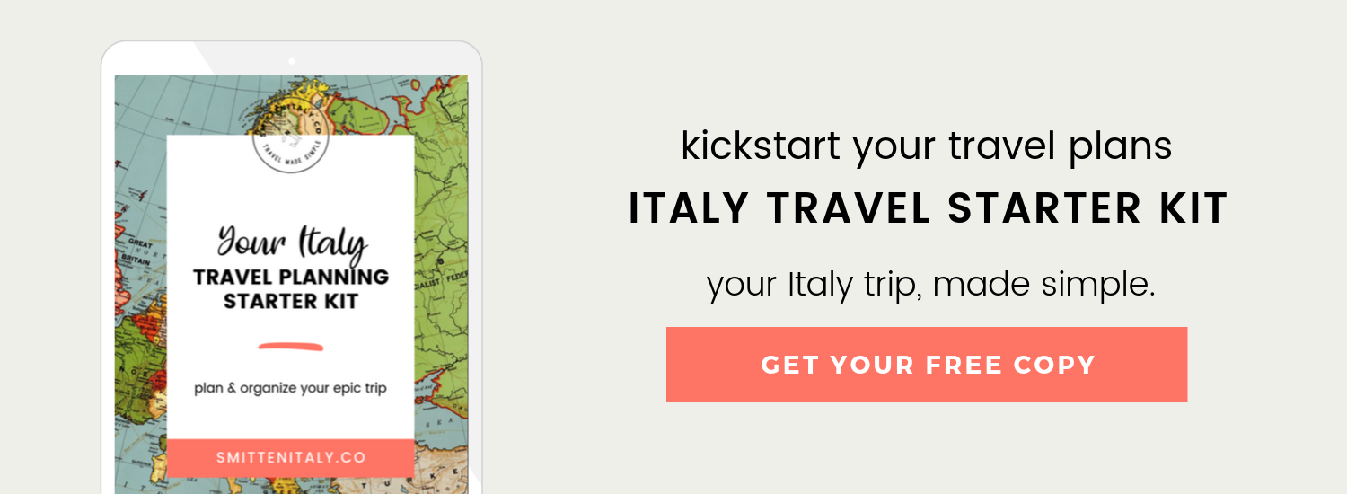 italy travel planning starter kit