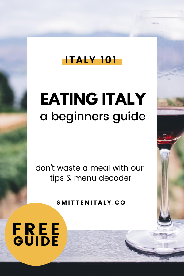 The Beginners Guide to Dining in Italy 2