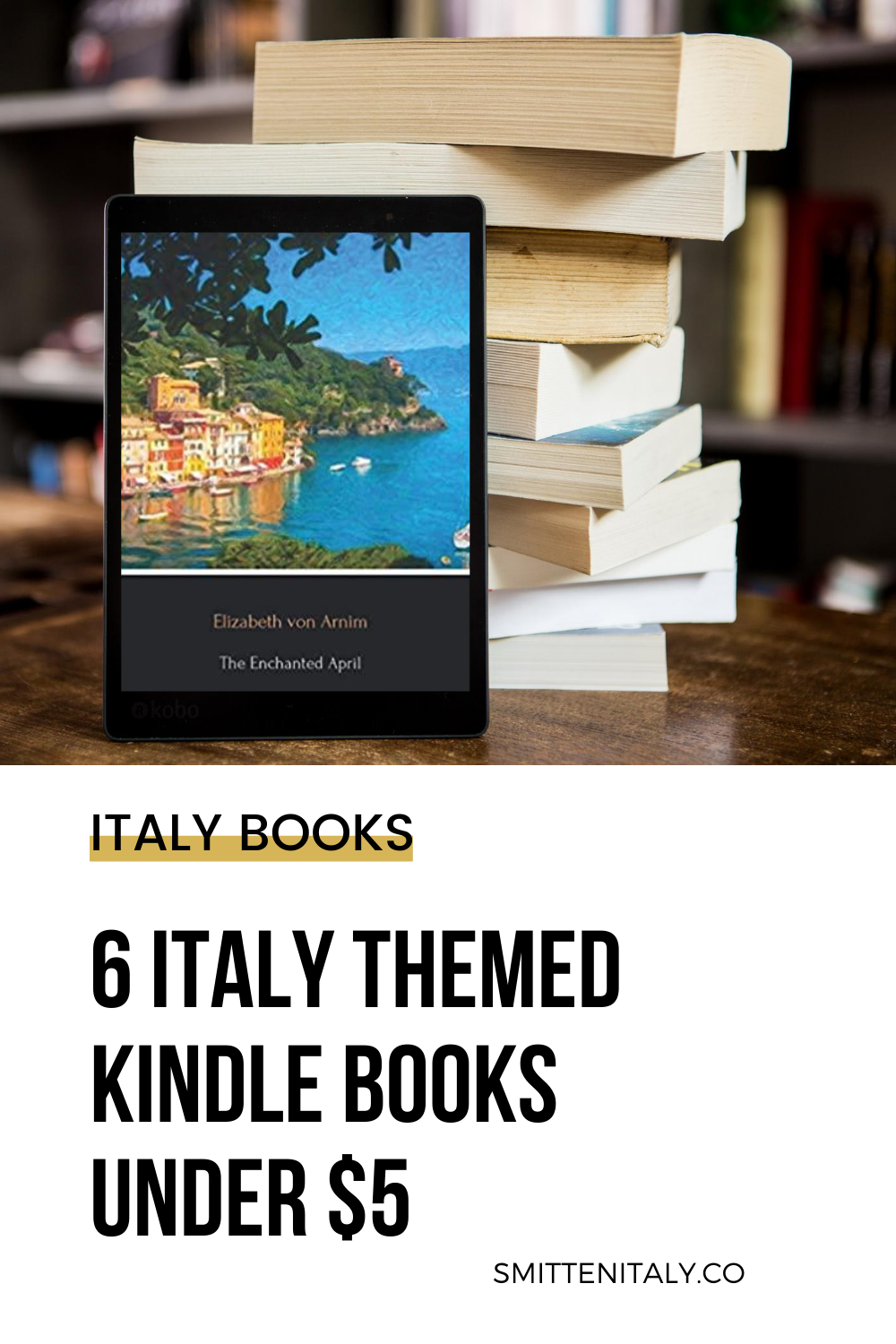 6 Italy themed Kindle books on a budget. 1